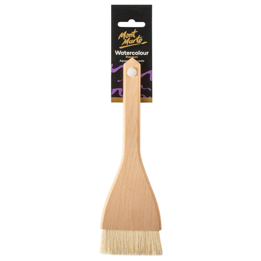 Mont Marte Goat Hair Beech Hake Brush - 65mm