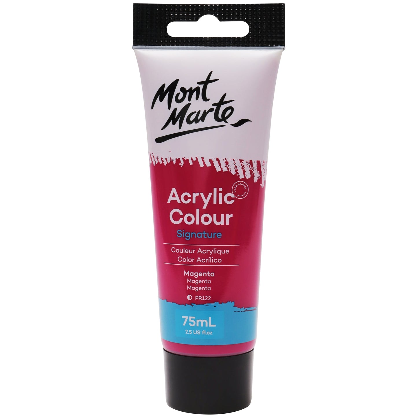 Mont Marte Signature Acrylic Paint 75ml Tube - Magenta