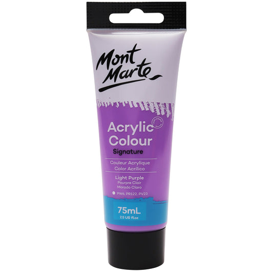 Mont Marte Signature Acrylic Paint 75ml Tube - Light Purple