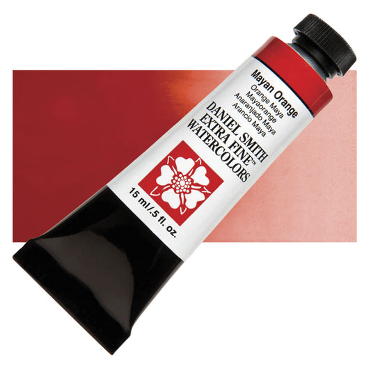 Daniel Smith Extra Fine Watercolour 15ml MAYAN ORANGE S3