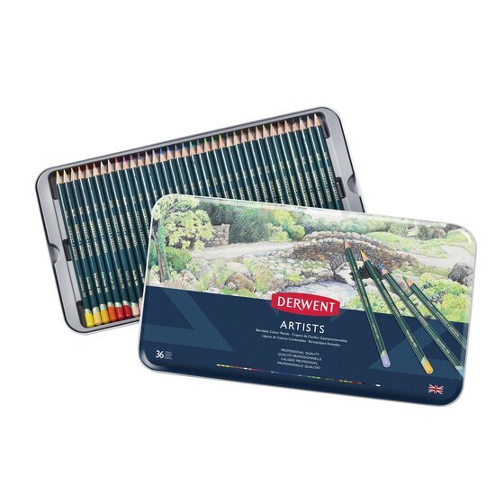 Derwent Artists Pencils Tin 36
