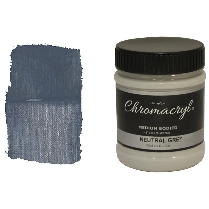 NEUTRAL GREY Chromacryl Student Acrylic 250ml