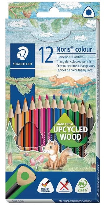 Staedtler Noris Coloured Pencils Pk12 Triangular
