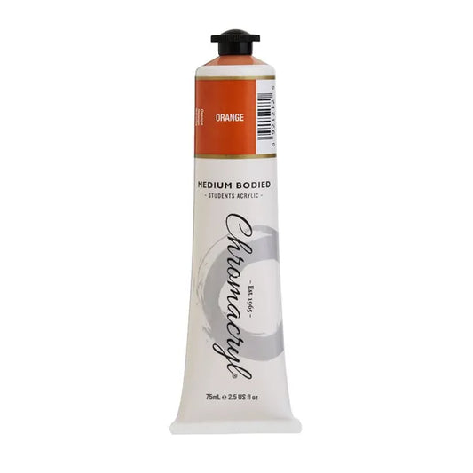 ORANGE Chromacryl Student Acrylic 75ml