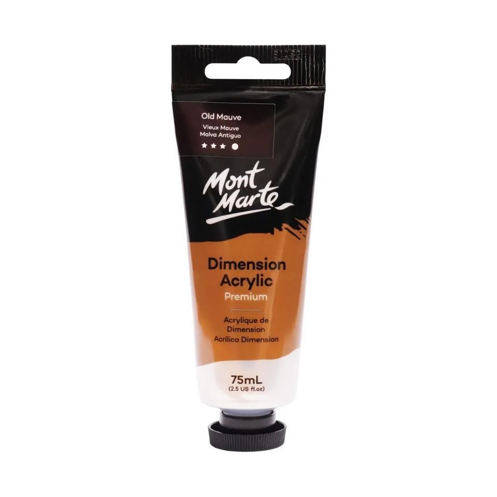 Mont Marte Dimension Acrylic Paint 75ml Tube - Old Mauve