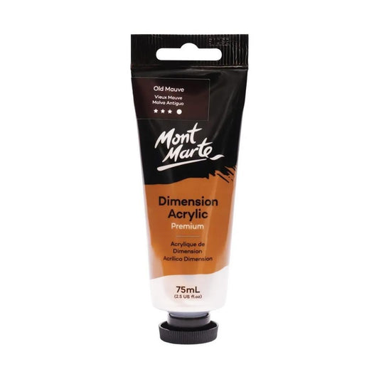 Mont Marte Dimension Acrylic Paint 75ml Tube - Old Mauve