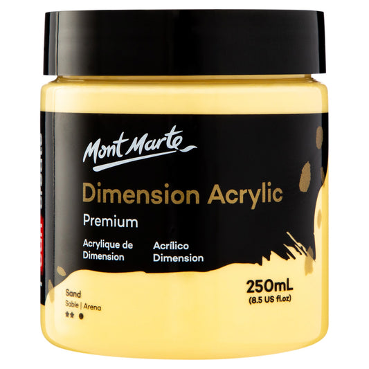 Mont Marte Dimension Acrylic Paint 250mls - Sand
