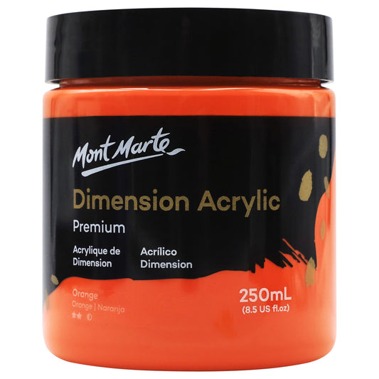 xx Mont Marte Dimension Acrylic Paint 250mls - Orange
