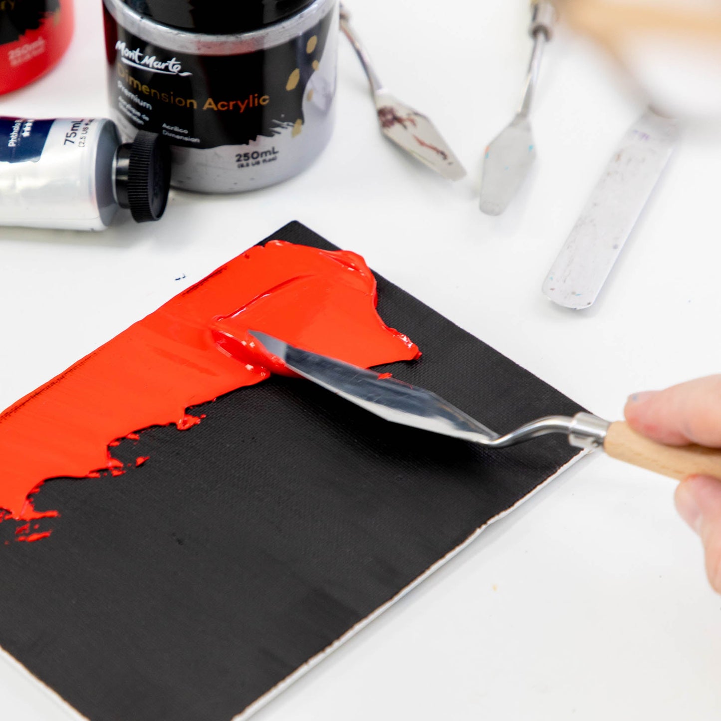Mont Marte Dimension Acrylic Paint 250mls - Brilliant Red
