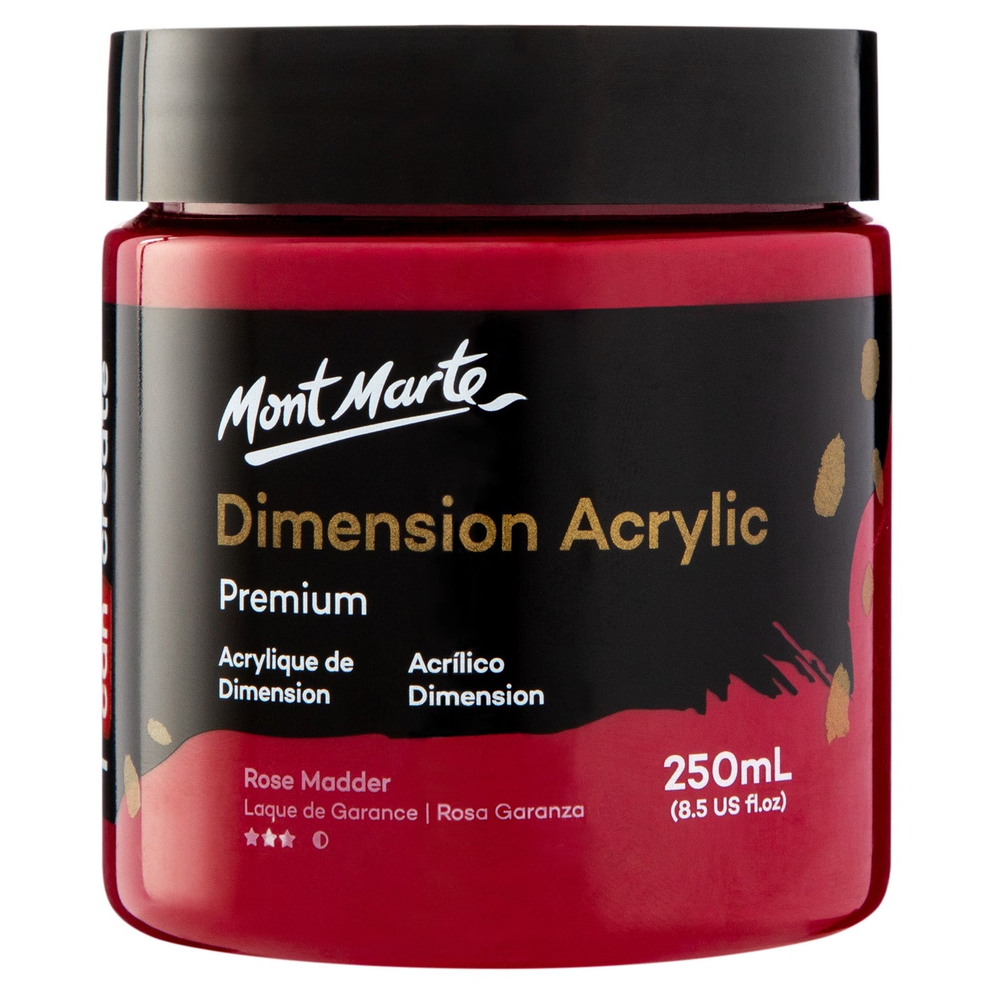 Mont Marte Dimension Acrylic Paint 250mls - Rose Madder