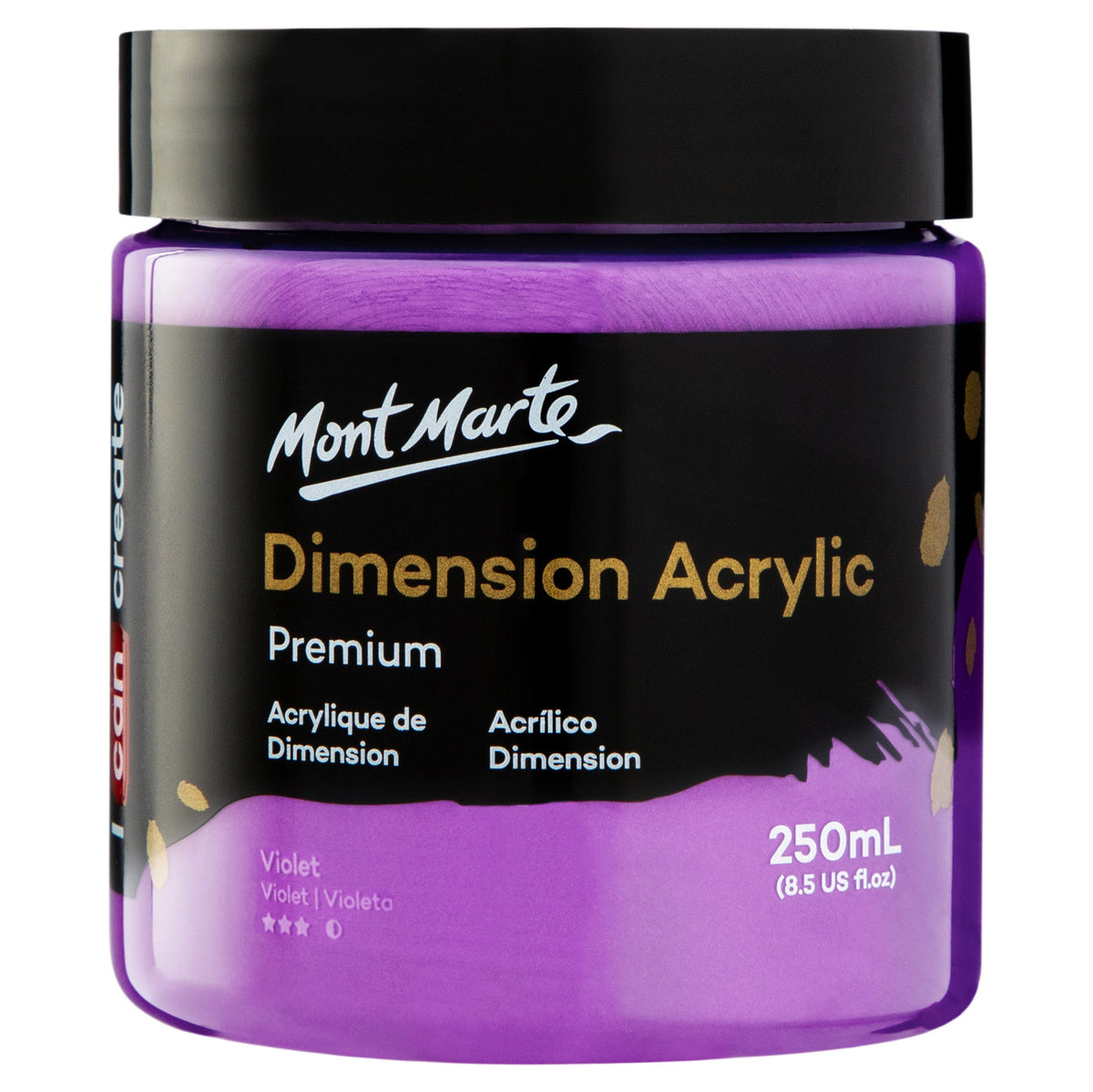 xx Mont Marte Dimension Acrylic Paint 250mls - Violet