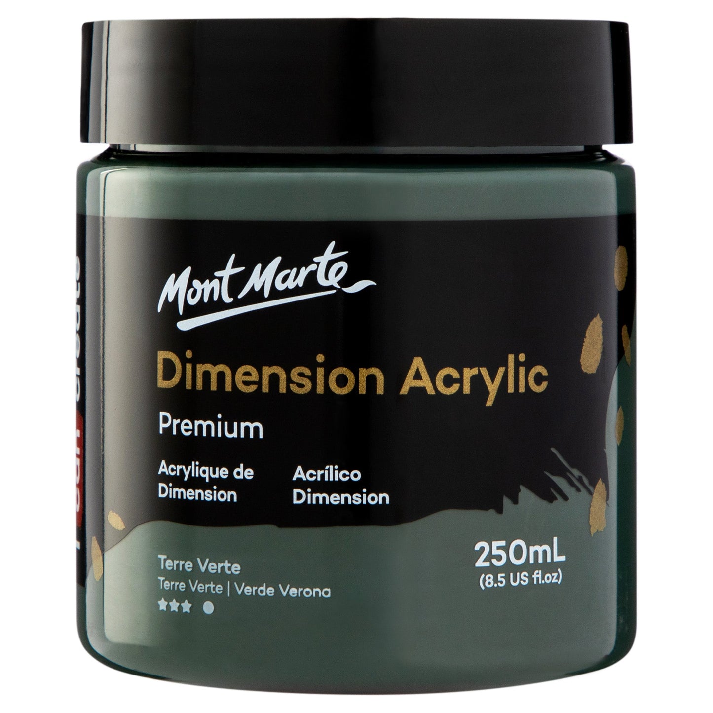 Mont Marte Dimension Acrylic Paint 250mls - Terre Verte