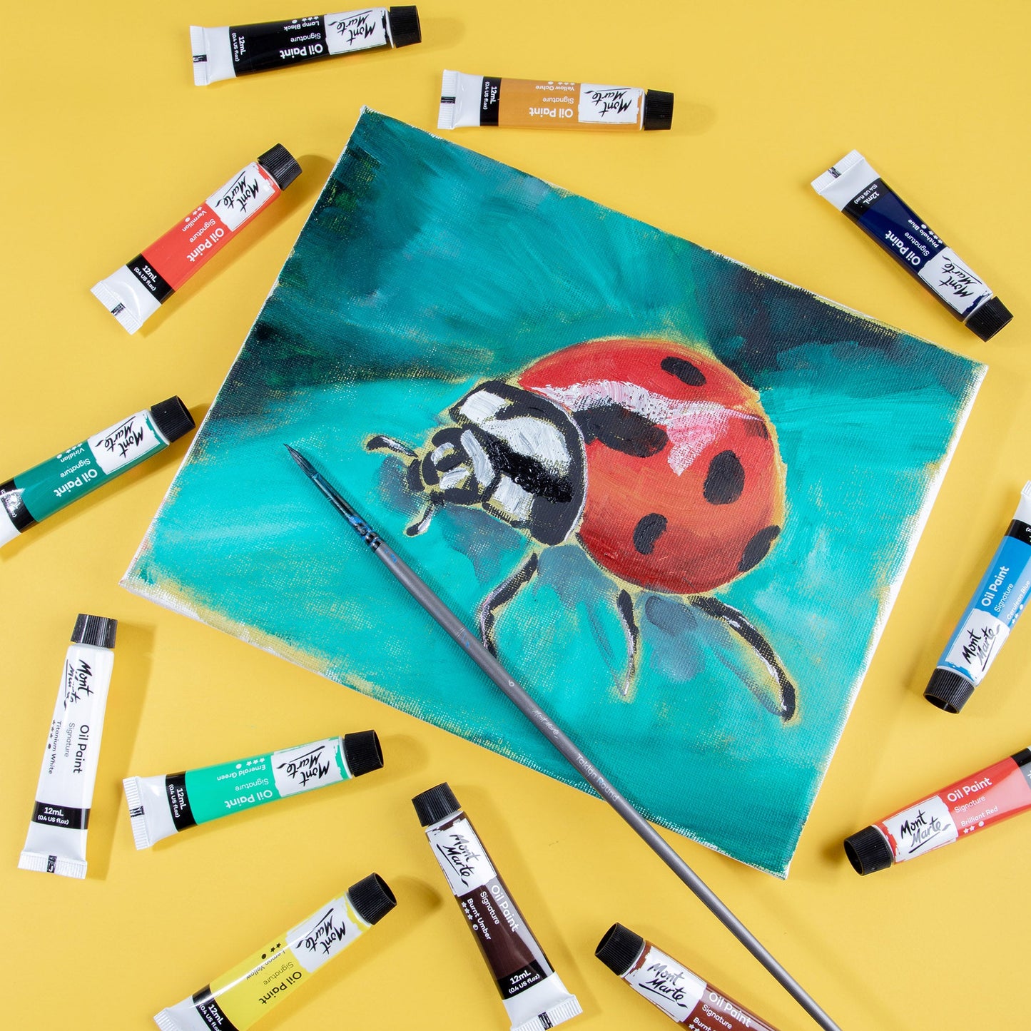 Mont Marte Oil Paints 12pc x 12ml