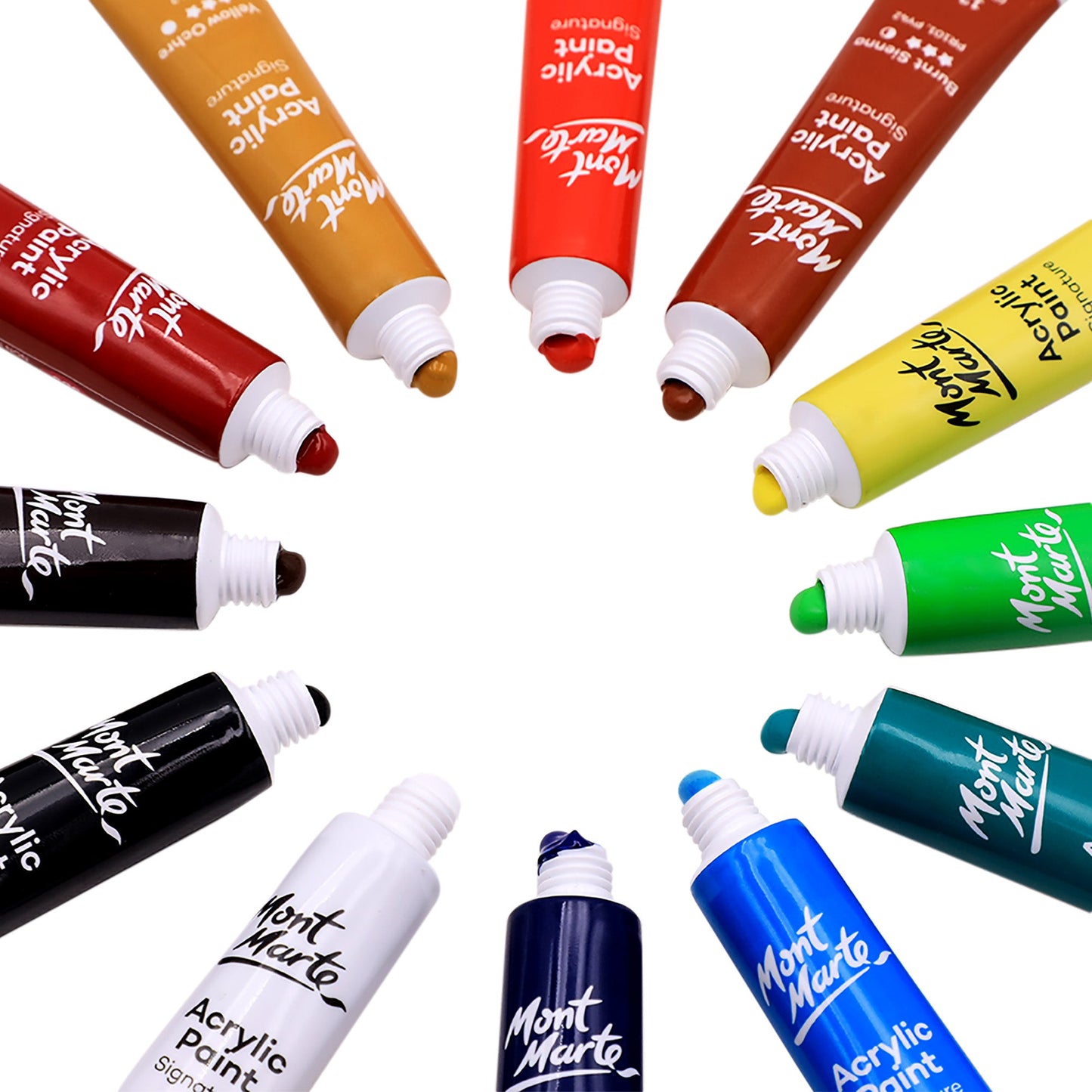 Mont Marte Acrylic Paints 12pc x 12ml