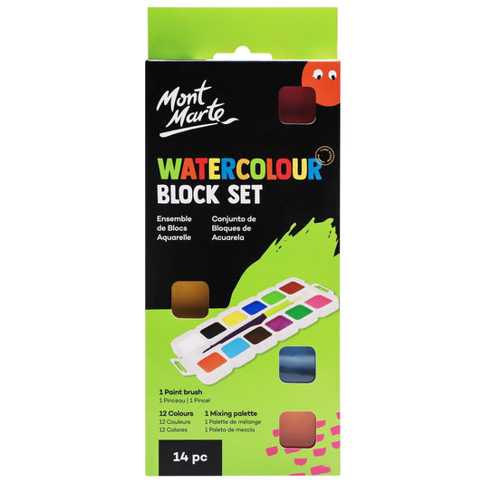 Mont Marte Kids - Washable Watercolour Paint Set