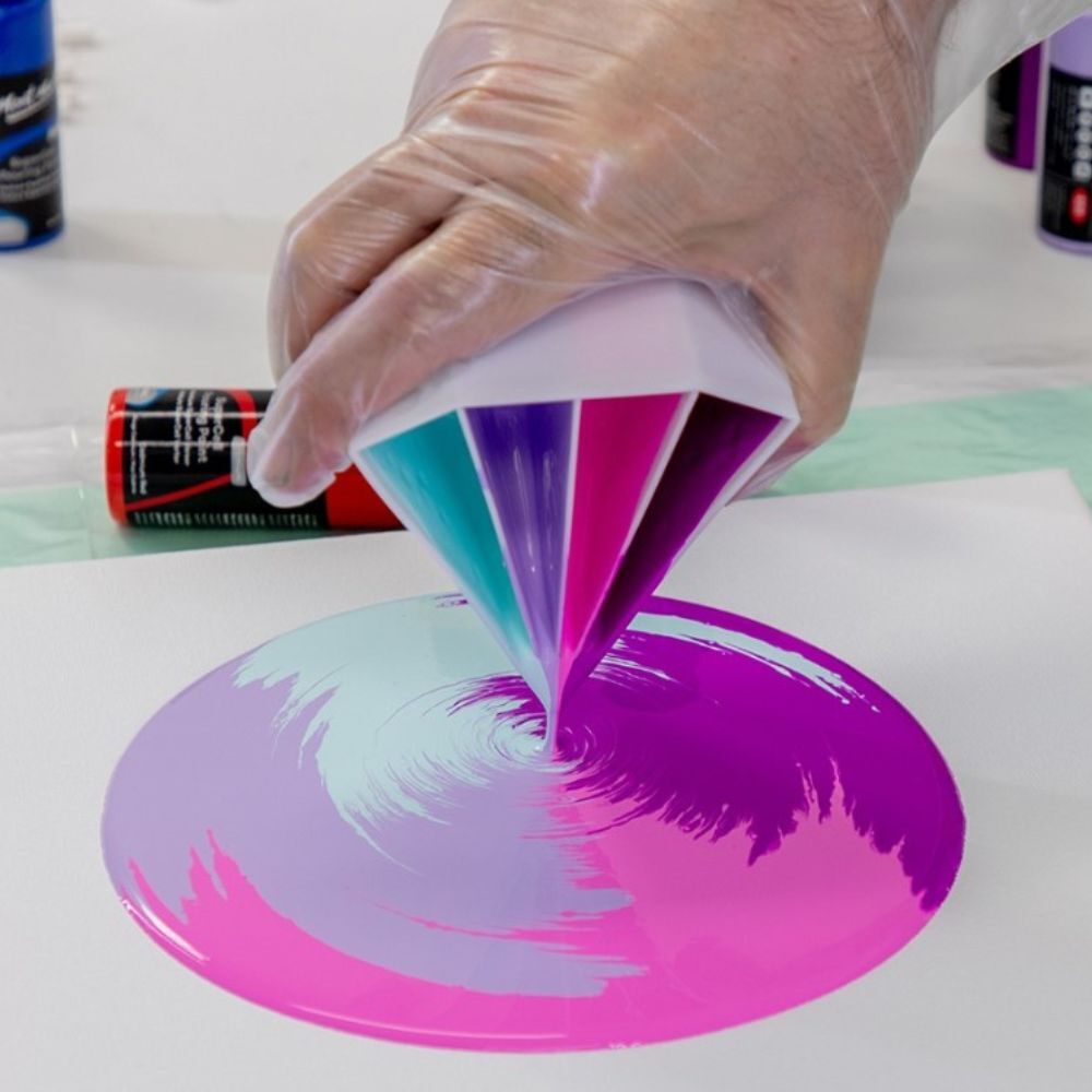 Mont Marte Acrylic Pouring Paint 120ml Bottle - Silver