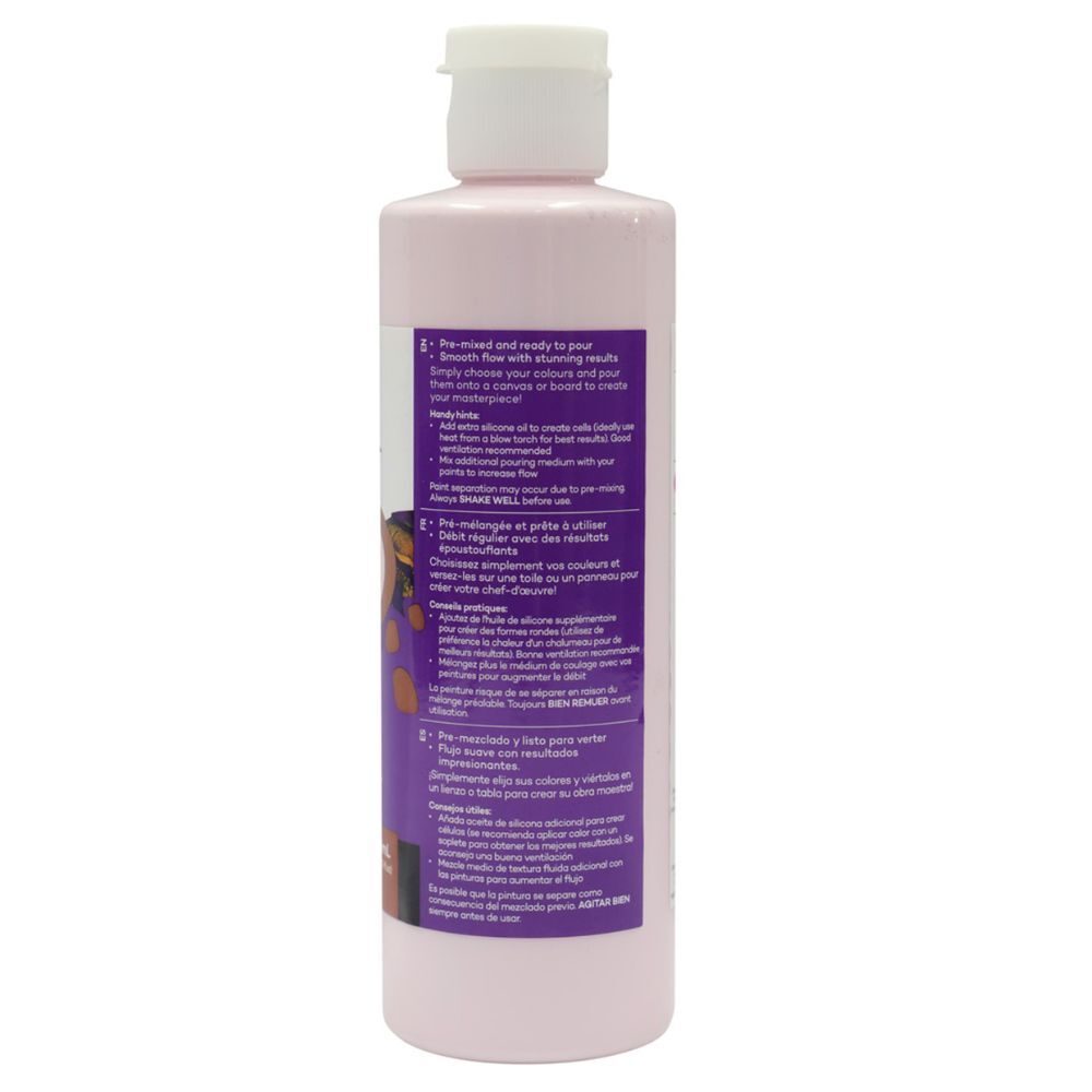 Mont Marte Acrylic Pouring Paint 240ml Bottle - Dusty Pink