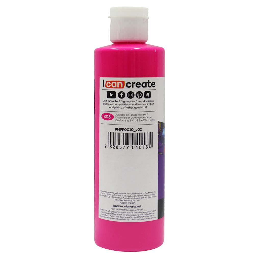 Mont Marte Acrylic Pouring Paint 240ml Bottle - Shiraz