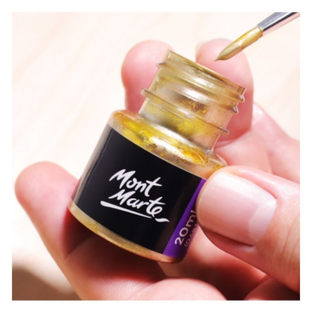 Mont Marte Foil Paint 20ml Bottle - Gold