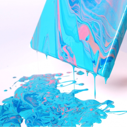 Mont Marte Pouring Acrylic 4pc x 60ml - Flamingo