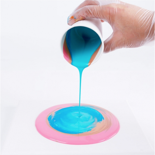 Mont Marte Pouring Acrylic 4pc x 60ml - Flamingo