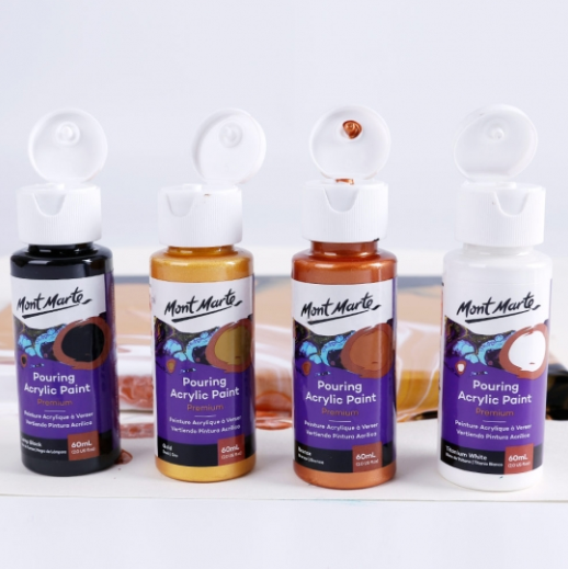 Mont Marte Pouring Acrylic 4pc x 60ml - Celestial