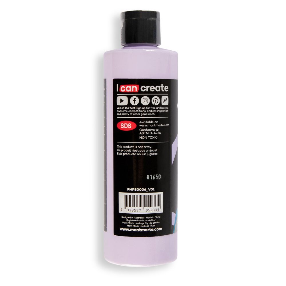 Mont Marte SuperCell Pouring Paint 240ml Bottle - Light Purple