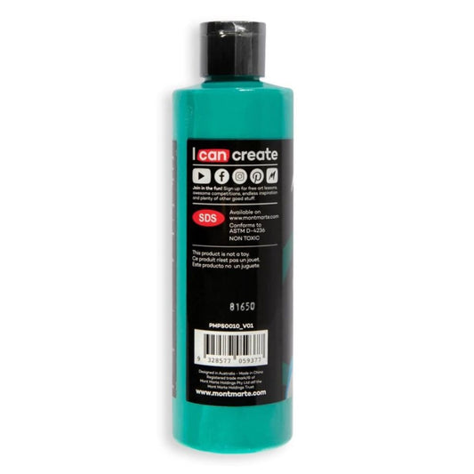 Mont Marte SuperCell Pouring Paint 240ml Bottle - Teal