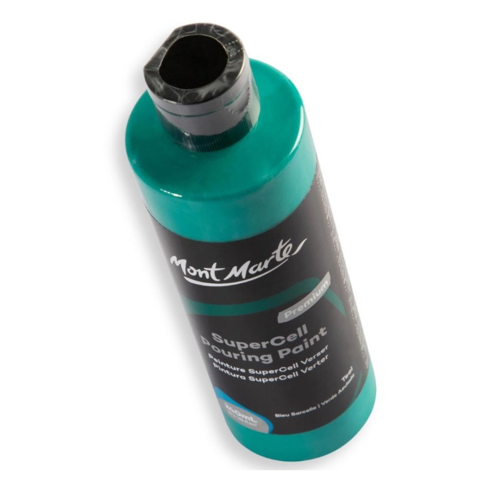 Mont Marte SuperCell Pouring Paint 240ml Bottle - Teal