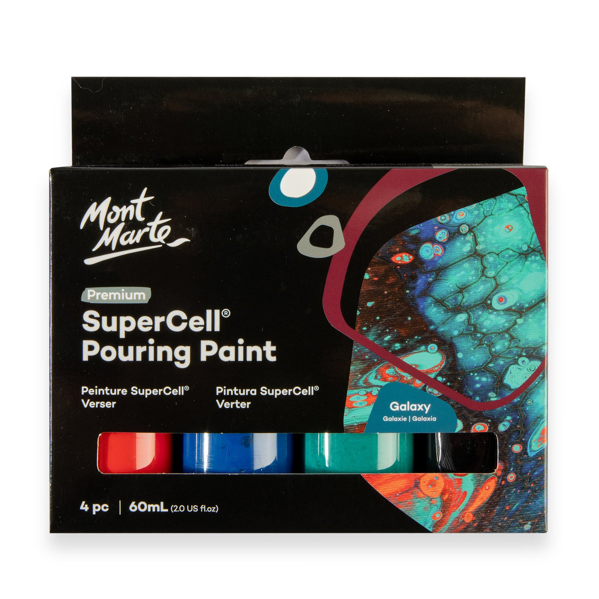 Mont Marte Supercell Pouring Paint- Pk4 Galaxy