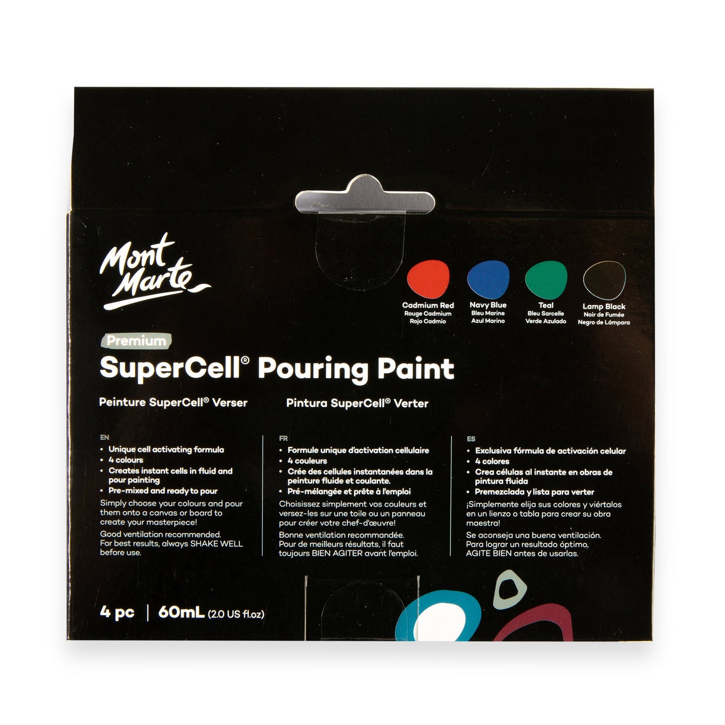 Mont Marte Supercell Pouring Paint- Pk4 Galaxy