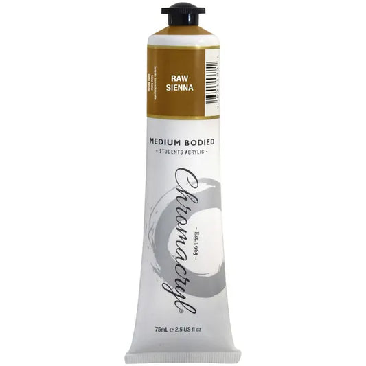 RAW SIENNA Chromacryl Student Acrylic 75ml
