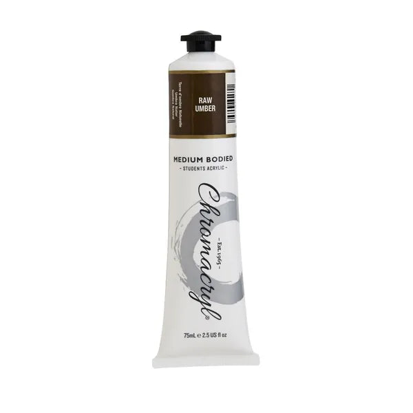 RAW UMBER Chromacryl Student Acrylic 75ml