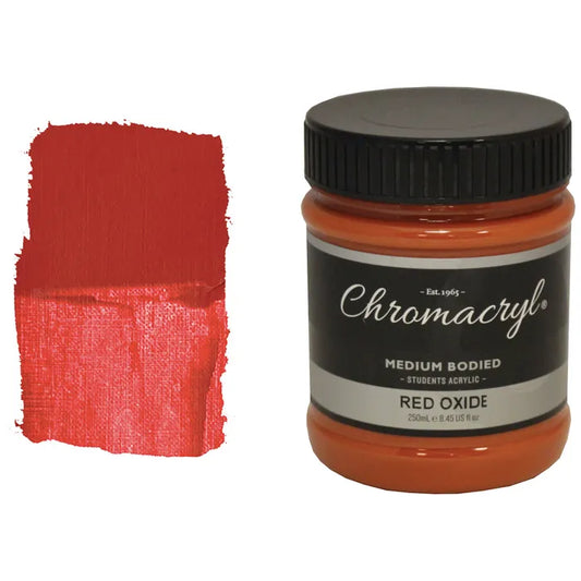 RED OXIDE Chromacryl Student Acrylic 250ml