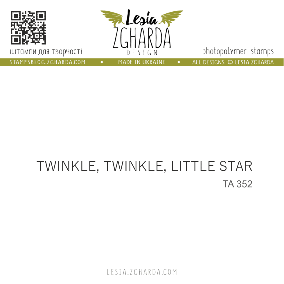 Lesia Zgharda Stamp Set Twinkle, Twinkle Little Star