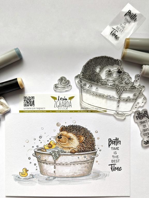 Lesia Zgharda Stamp Set Bath Time is the Best Time