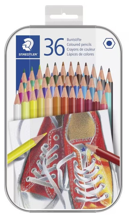 Staedtler Coloured Pencils Tin 36