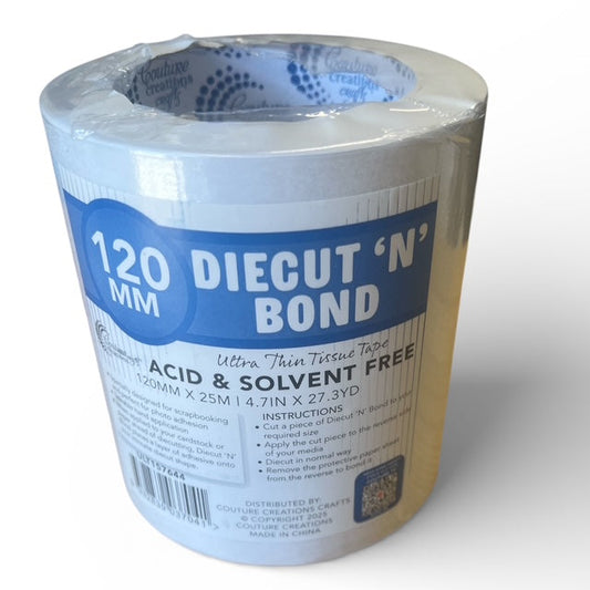 CC Diecut' N Bond Adhesive Sheet 25m x120mm