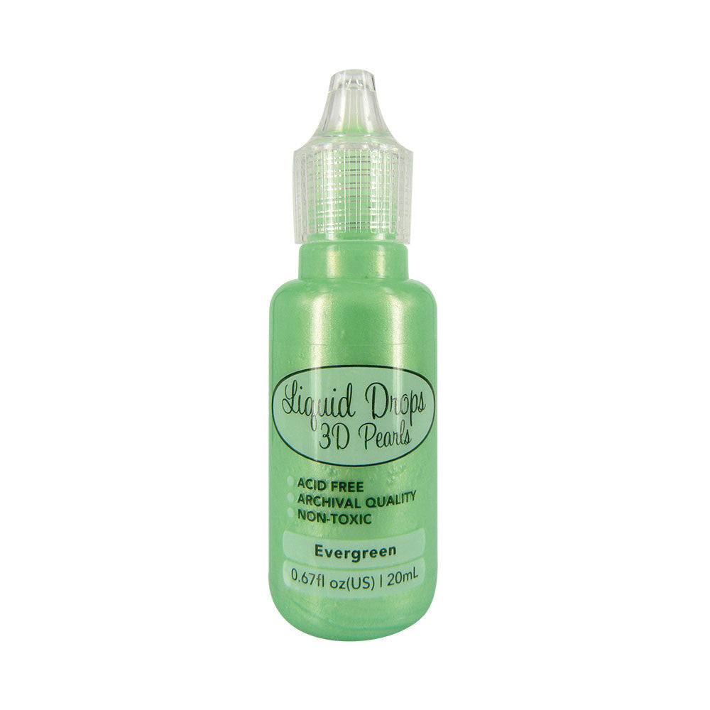 Liquid Drops 3D Pearls - Evergreen