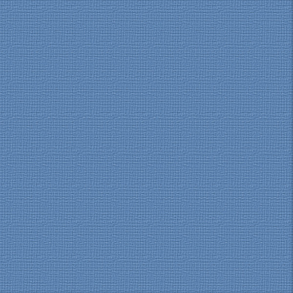 CC Textured Cardstock - 12x12 - Ulysses Blue (216gsm) - 10 Sheets