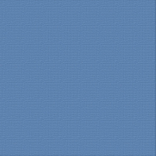 CC Textured Cardstock - 12x12 - Ulysses Blue (216gsm) - 10 Sheets