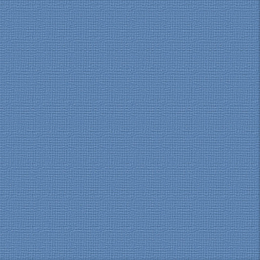 CC 12x12 Textured Cardstock 216gsm - ULYSSES BLUE Pk10