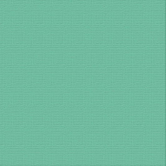 CC 12x12 Textured Cardstock 216gsm - AQUAMARINE Pk10