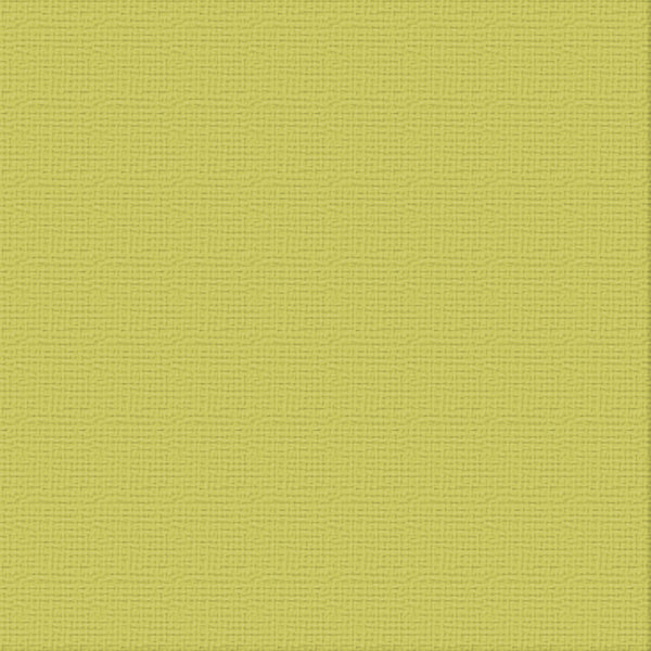 CC 12x12 Textured Cardstock 216gsm - CHARTREUSE Pk10