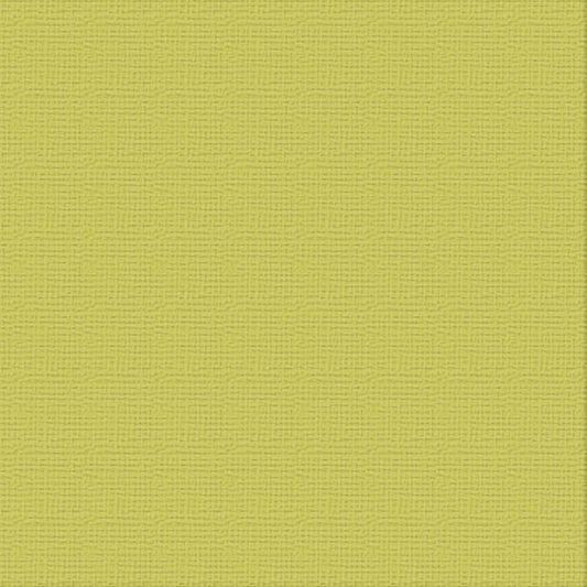 CC 12x12 Textured Cardstock 216gsm - CHARTREUSE Pk10