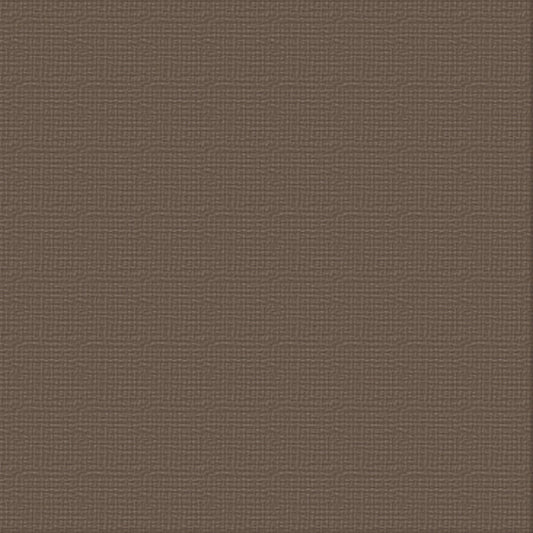CC 12x12 Textured Cardstock 216gsm - CHOCOLATE Pk10