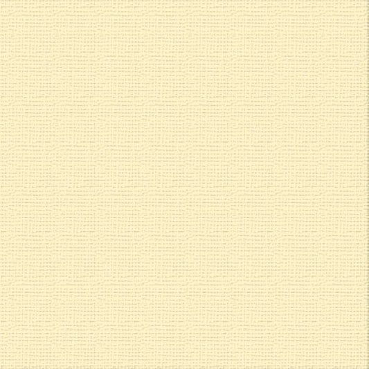CC 12x12 Textured Cardstock 216gsm - FRENCH VANILLA Pk10