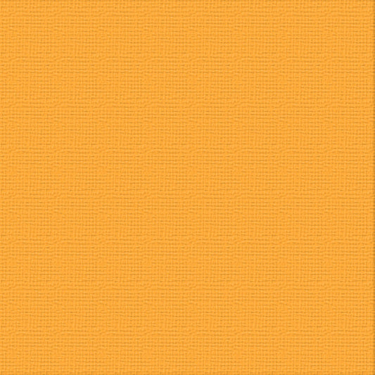 CC 12x12 Textured Cardstock 216gsm - BLAZING SUN Pk10