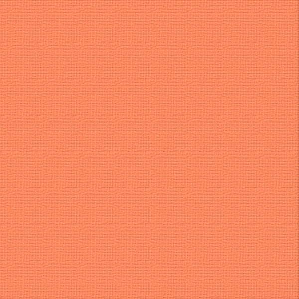 CC 12x12 Textured Cardstock 216gsm - PERSIMMON Pk10