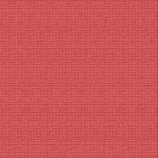 CC Textured Cardstock - 12x12 - Blood Red (216gsm) - 10 Sheets